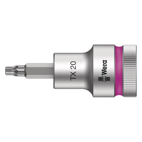 Wera 5003830001 8767 C HF TORX® Zyklop Bitdop met 1/2"-aandrijving, met vasthoudfunctie TX 20 x 60mm