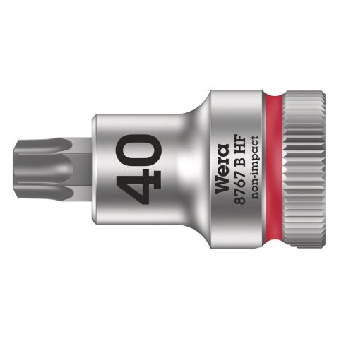Wera 05003068001 8767 B HF TORX® Zyklop Bitdop met 3/8"-aandrijving, met vasthoudfunctie TX 40 x 35mm