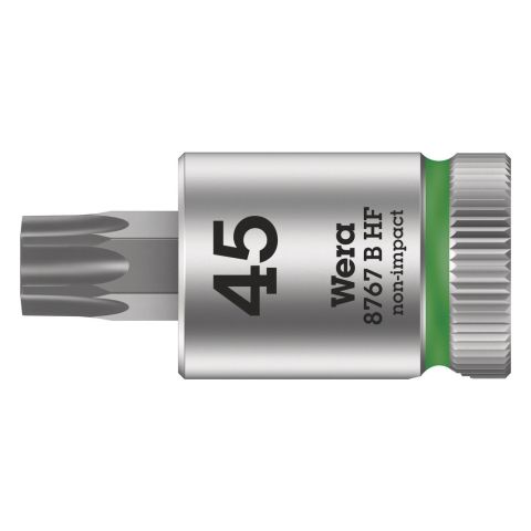 Wera 05003070001 8767 B HF TORX® Zyklop Bitdop met 3/8"-aandrijving, met vasthoudfunctie TX 45 x 38,5mm