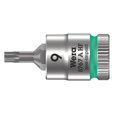 Wera 05003361001 8767 A HF TORX® Zyklop Bitdop met 1/4"-aandrijving, met vasthoudfunctie T9 x 28mm