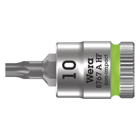 Wera 05003362001 8767 A HF TORX® Zyklop Bitdop met 1/4"-aandrijving, met vasthoudfunctie T10 x 28mm