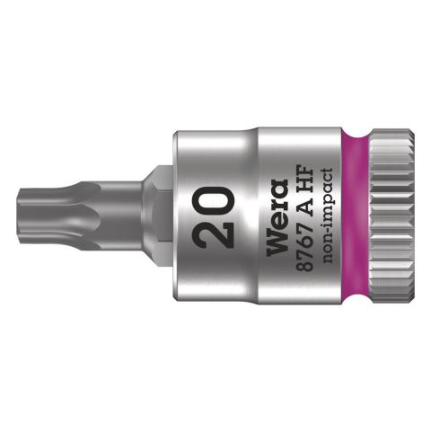 Wera 05003364001 8767 A HF TORX® Zyklop Bitdop met 1/4"-aandrijving, met vasthoudfunctie T20 x 28mm