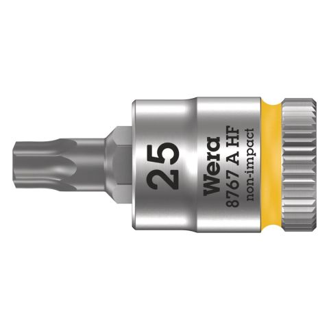 Wera 05003365001 8767 A HF TORX® Zyklop Bitdop met 1/4"-aandrijving, met vasthoudfunctie T25 x 28mm
