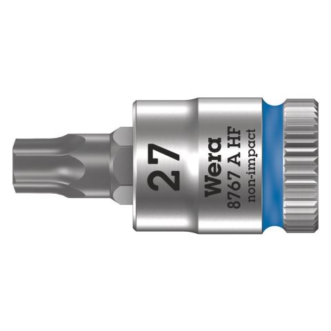 Wera 05003367001 8767 A HF TORX® Zyklop Bitdop met 1/4"-aandrijving, met vasthoudfunctie T27 x 28mm