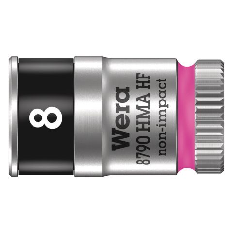 Wera 05003723001 8790 HMA HF Zyklop Hand- en Machinedop, met 1/4"-aandrijving, met vasthoudfunctie 8 x 23mm