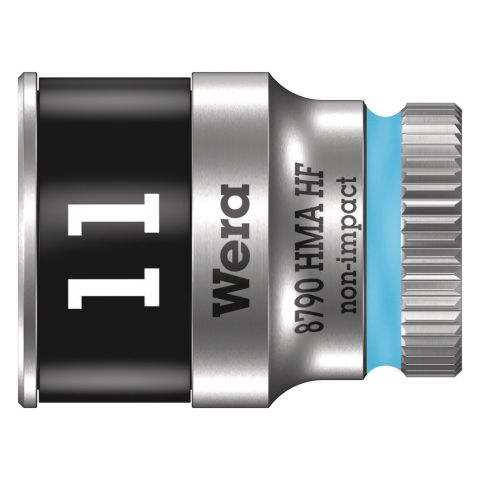 Wera 05003726001 8790 HMA HF Zyklop Hand- en Machinedop, met 1/4"-aandrijving, met vasthoudfunctie 11 x 23mm