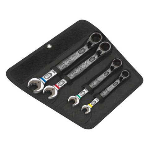 Wera 05020090001 6001 Joker Switch 4 Set 1 Steek- en ringratelsleutelset, 4‑delig