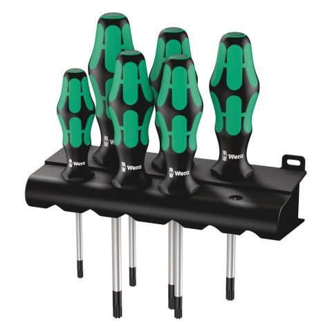Wera 05028062001 367/6 TORX® Schroevendraaierset Kraftform Plus + houder, 6‑delig