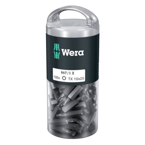 Wera 05072446001 867/1 TORX® Bits DIY 100 TX 10 x 25mm 100 stuks
