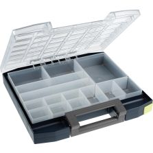 Assortimentskoffer polycarbonaat boxxser 55 5x5-15 blauw raaco