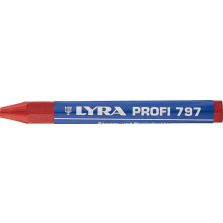 Bosbouw- en en signeerkrijt 797 rood a 12st. LYRA