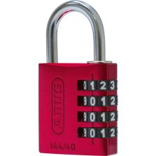 Cijferhangslot 144/40 rood Lock-Tag