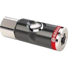 Veiligheidskoppeling met drukknop draaibaar, Nm. br. 7,4mm bnndr.G1/4"RIEGLER