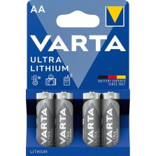 Batterij professional lithium AA blister a 4 stuks VARTA