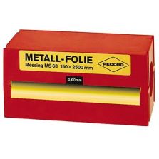 Metaalfolie staal ongelegeerd 150x2500x0,025mm RECORD