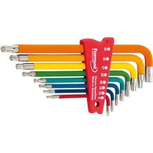 Haakse schroevendraaier- set gelakt T9-T40x mm FORMAT