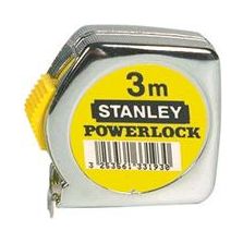 Zakrolmaat Powerlock metaal 3mx12,7mm STANLEY
