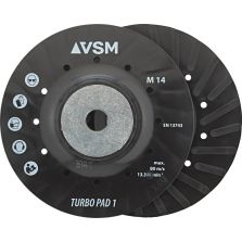 Steunschijf geribbeld M14 115mm VSM