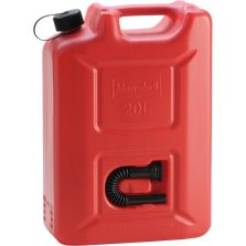 Brandstofjerrycan Profi kunststof nominale inhoud 20l rood hünersdorff