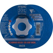 Schuurschijf CC-GRIND Solid SGP RVS 125mm PFERD