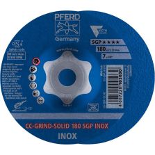 Schuurschijf CC-GRIND Solid SGP RVS 180mm PFERD