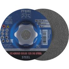 Schuurschijf CC-GRIND Solid Steel 125mm PFERD