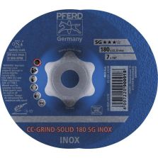 Schuurschijf CC-GRIND Solid RVS 180mm PFERD