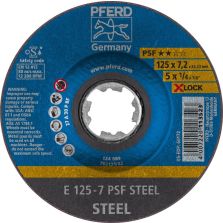 Afbraamschijf PSF X-LOCK STEEL 115x7mm Pferd