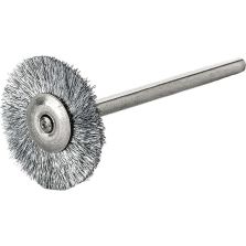 Ronde miniatuurborstel staaldraad geg. 19x0,1mm Lessmann