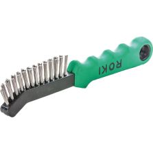 Draadborstel ROKI V4A glad 0,3mm Lessmann