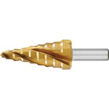 Getrapte boor HSS TiN 4-voudige spiraalgroef 4-20mm EXACT