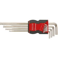 Haakse inbussleutelset set met vasthoudfunctie 1,5-10mm 9-delig FORMAT