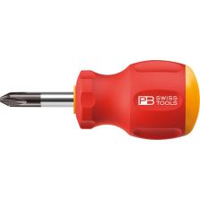 Schroevendraaier Stubby PH2x 35mm SwissGrip PB Swiss Tools