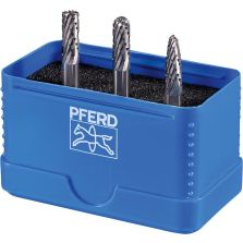 Stiftfreesset HM 6mm 3-delig, ZYAS-WRC-RBF Ø 6mm, vertanding 3 Plus Pferd