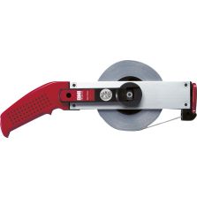 Rolmaat met stalen frame wit 50mx13mm meetbegin A Flextop Ergoline BMI
