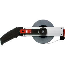 Rolmaat met roestvrij stalen frame 30mx13mm meetbegin B Flextop standaard BMI