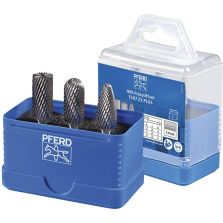 Stiftfreesset HM 6mm 3-delig, ZYAS-WRC-RBF Ø12mm, vertanding 3 Plus Pferd