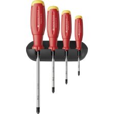 Schroevendraaierset 4-delig PH op wandhouder SwissGrip EVO PB Swiss