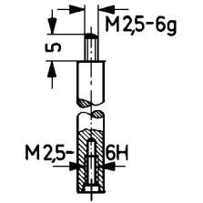 Verlengstuk voor meetelement 10mm KÄFER