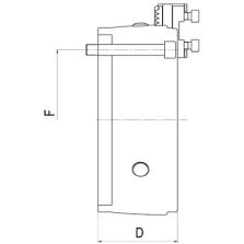 Spiestangklauwplaat DURO T mt.400mm KK 8 RÖHM