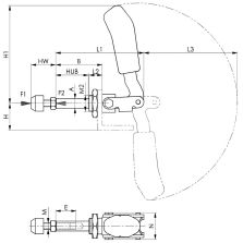 Schuifstangspanner mt.5 kort ontwerp AMF