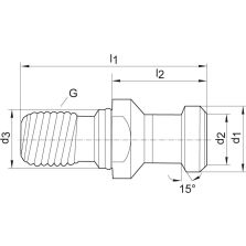 Aantrekbout DIN69872A inwendige koeling SK30-M16 FORMAT