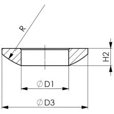 Kogelschijf DIN 6319C M10 AMF