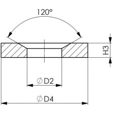 Conuspan DIN 6319G M10 AMF