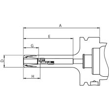 Spantanghouder DIN69893A CP16M HSK-A 63-160 FAHRION