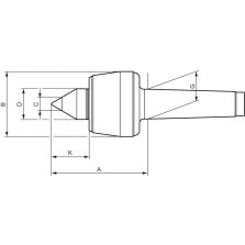 Centerpunt meelopend HM mt.110 MK 5 RÖHM