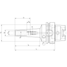 Spanhouder HPH 3grad. DIN69893A HSK-A63 3x120mm WTE