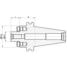 Opsteekfreesdoorn DIN ISO 7388-1AD SK50 27mm FORMAT