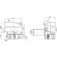 VDI-houder DIN69880 B4A-30x20x40