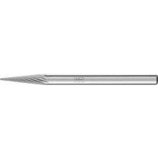 Mini-stiftfrees HM spitse kegelvorm 0311 5 3mm 3x11mm Pferd
